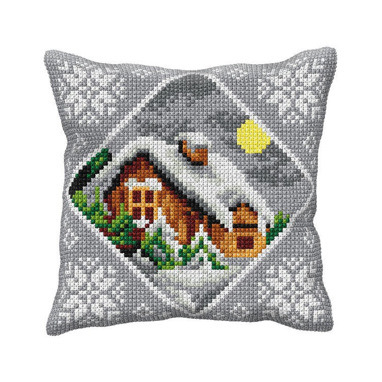 Cushion kit for embroidery SA9541
