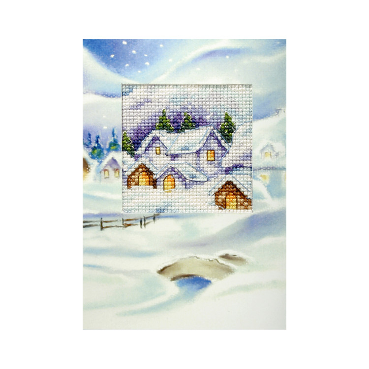Cross Stitch Handmade Card SA6195
