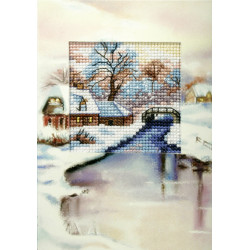 Cross Stitch Handmade Card SA6197