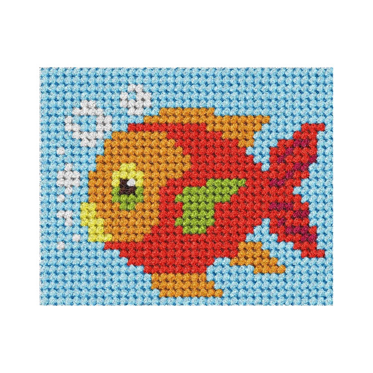 Half stitch / Needlepoint Fish SA9739