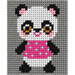 Halbstich / Needlepoint Panda SA9743