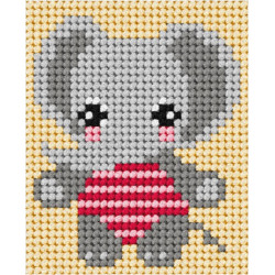 Half stitch / Needlepoint Elephant SA9745