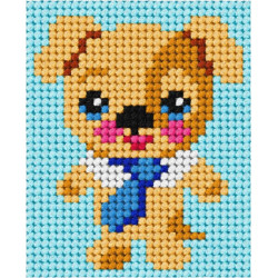 Half stitch / Needlepoint Dog SA9746