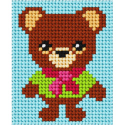 Half stitch / Needlepoint Bear SA9748