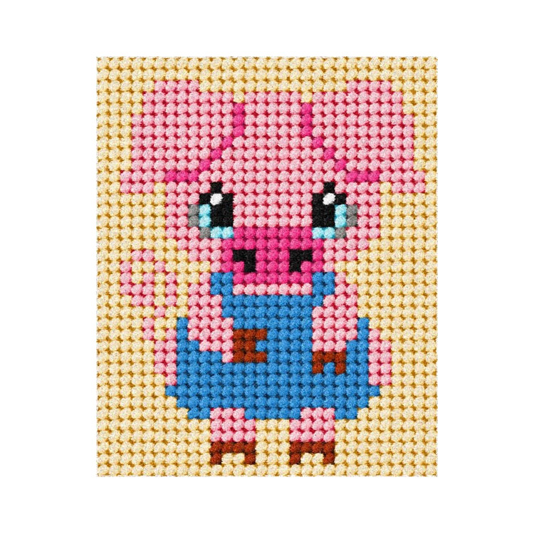 Half stitch / Needlepoint Pig SA9751
