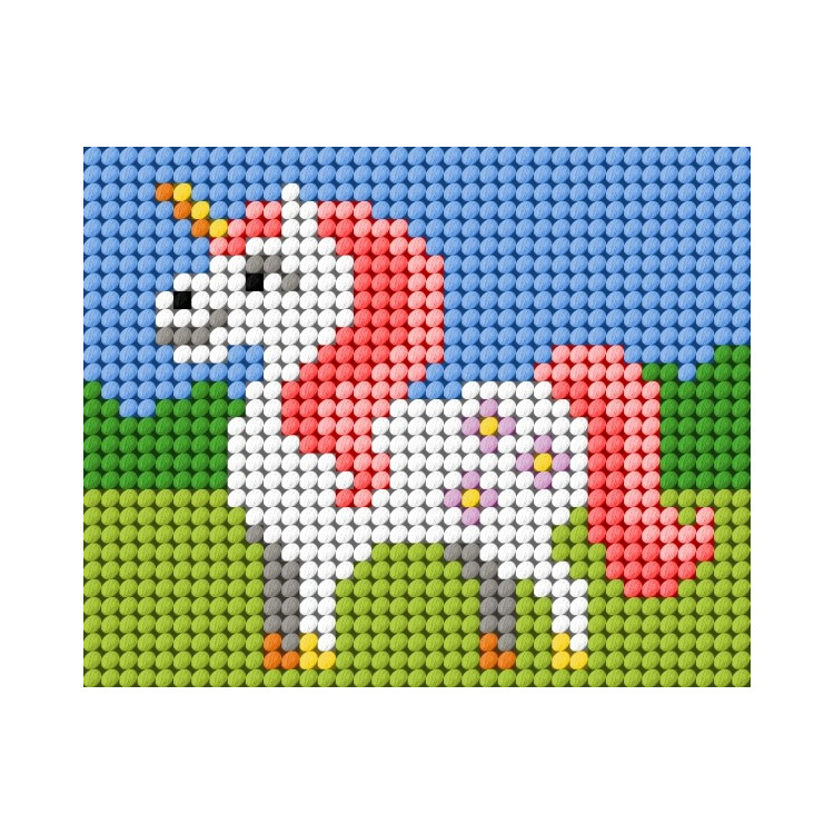 Half stitch / Needlepoint Unicorn SA9753