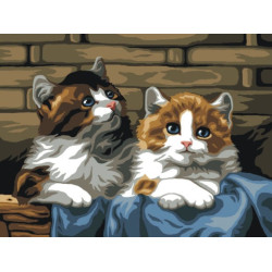 Tapestry canvas Kittens 30x40 SAC104