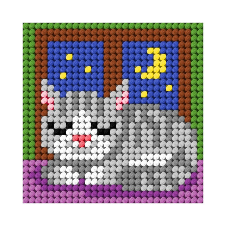 Half stitch / Needlepoint Cat SA9647