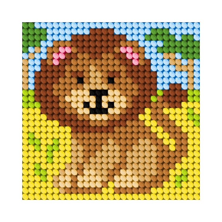 Half stitch / Needlepoint Lion SA9650