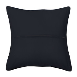 Cushion back with Zipper (Black) SA9901