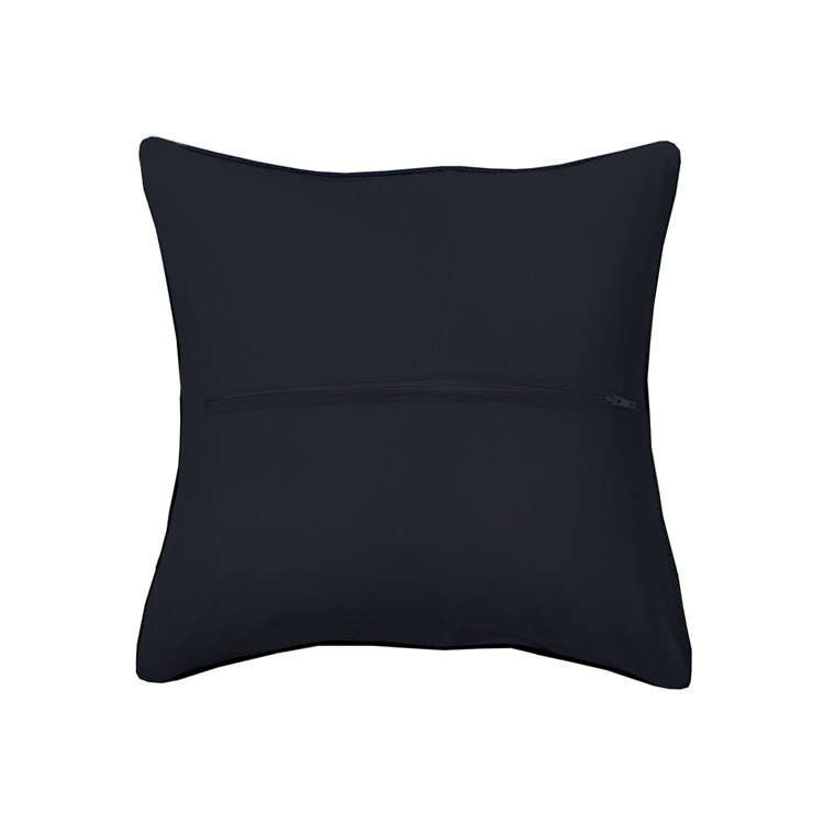 Cushion back with Zipper (Black) SA9901