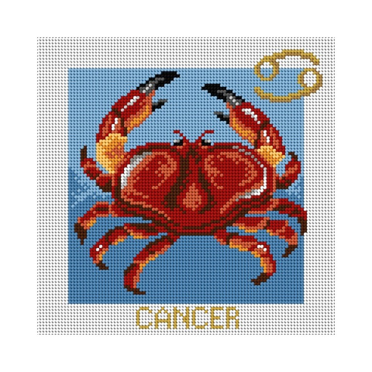 Tapestry canvas Zodiac Signs - Cancer 24x30 SA3201