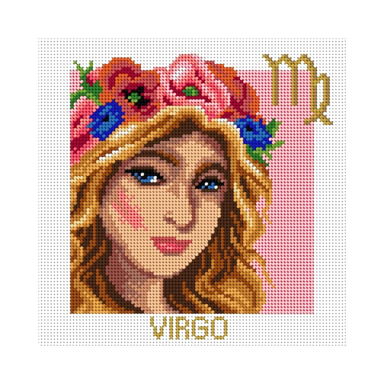 Tapybos drobė Zodiako ženklai - Mergelė 24x30 SA3204