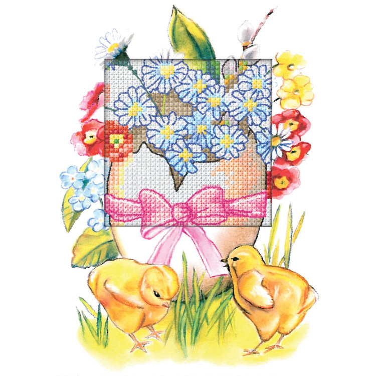 Handmade Cross Stitch Card Kit SA6266