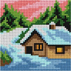 Half Stitch Complete needlepoint Winter SA6755