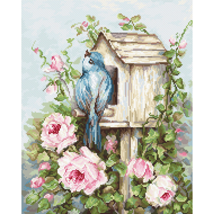 Bird House & Roses SB2352