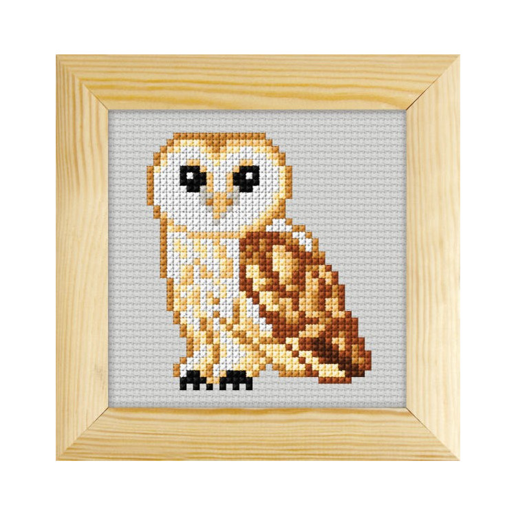 Cross stitch kit Owl SA7727