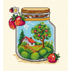 Cross-stitch kit Summer Jar SA7776