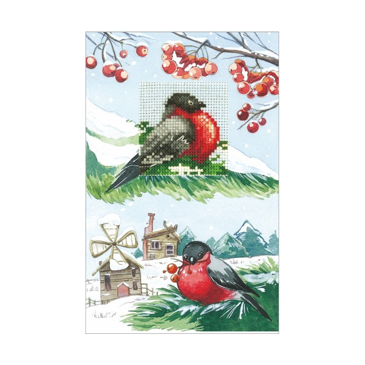 Cards Bullfinches SANO-14