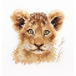 Animal Portraits. Lion Cub S0-194