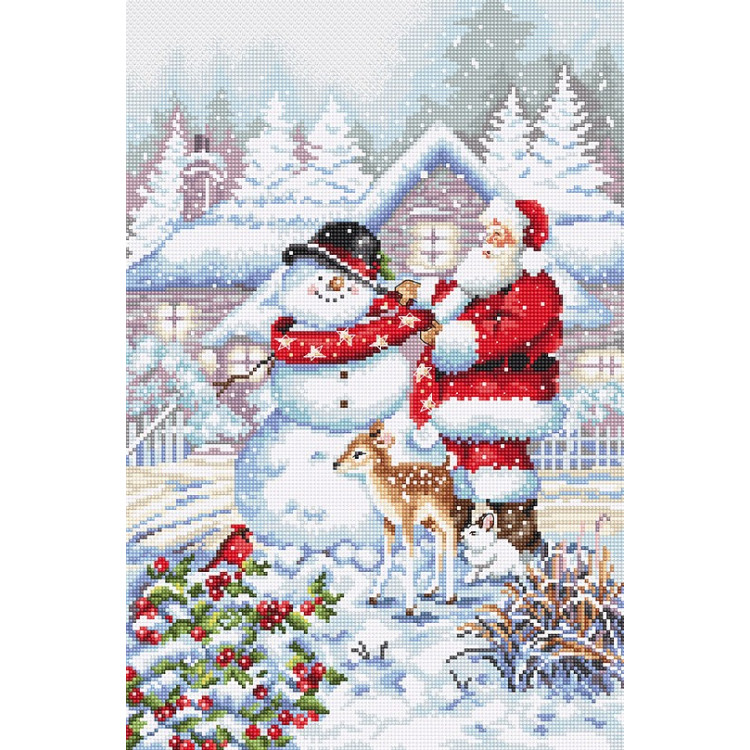 Sniego senelis ir Kalėdų Senelis SLETIL8015