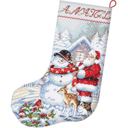 Sniego senelis ir Kalėdų Senelio kojinės SLETIL8016