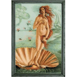 Набор для вышивки крестом Riolis Рождение Венеры по картине С. Боттичелли SR100/062