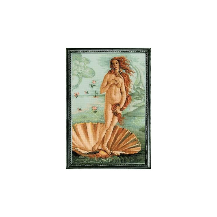 Riolio siuvinėjimo kryželiu rinkinys „Veneros gimimas“ pagal S. Botticelli paveikslą SR100/062