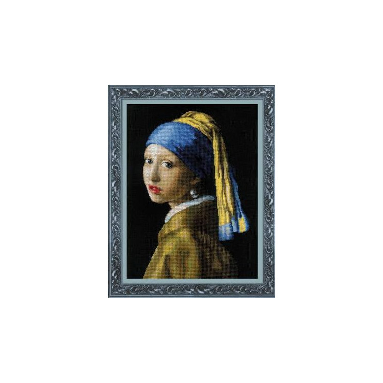 Mergina su perlų auskaru (pagal J. Vermeer paveikslą)SR100/063