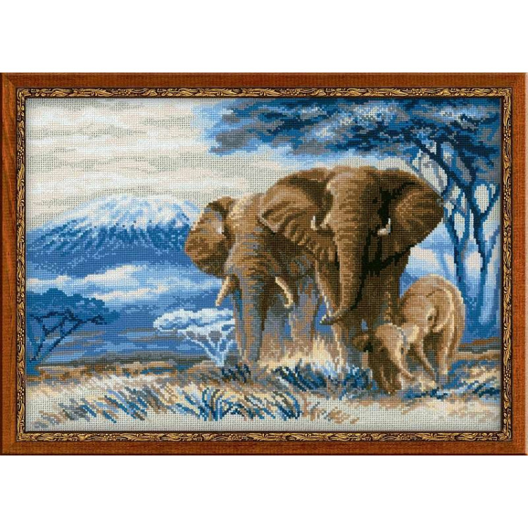 Elefanten in der Savanne 1144
