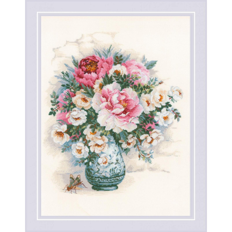 Peonies and Dogrose SR1816