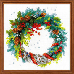 Wreath with Blue Spruce 1603