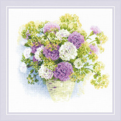Watercolor Carnations SR1846