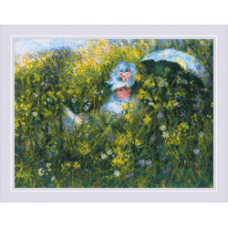 Auf der Wiese nach C. Monets Gemälde SR1850