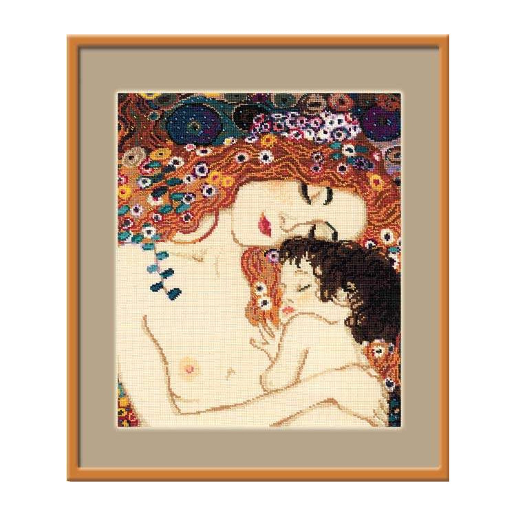Motherly Love after G. Klimt`s Painting 916