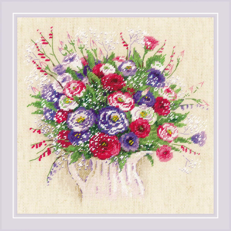Bouquet with Eustoma and Gypsophila SR1947