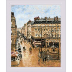 Saint-Honoré gatvė po C. Pissarro paveikslo SR1955