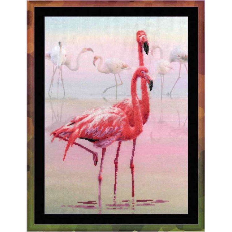 Kreuzstichset „Flamingo“ 30x40cm SRPT-0012
