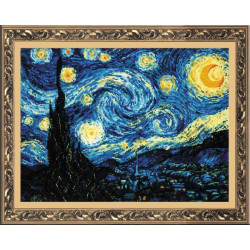 Žvaigždėta naktis po Van Gogho paveikslo 1088