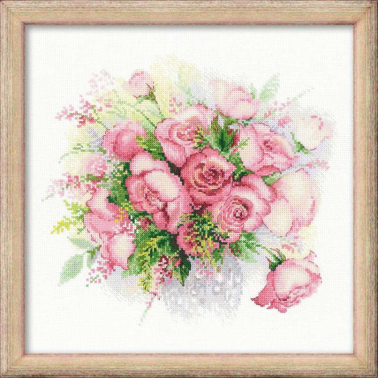 Watercolor Roses 1335