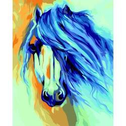 Paint by numbers kit. Horse 40x50 cm T124