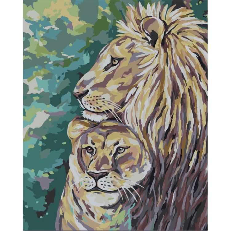Paint by numbers kit Pride power. After Kate Shi 40x50 cm W002