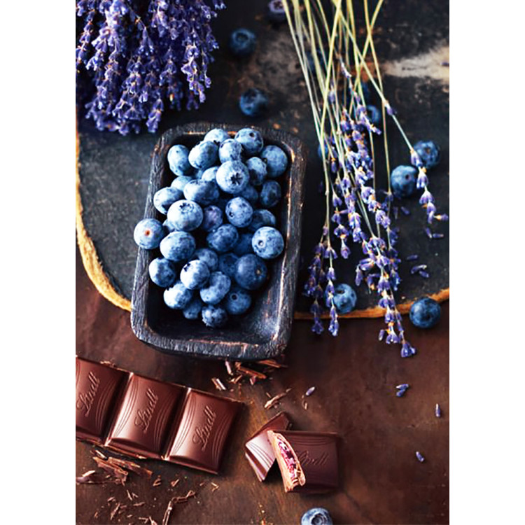 (Discontinued, SALE) Chocolate and Blueberries 38*48 cm WD046