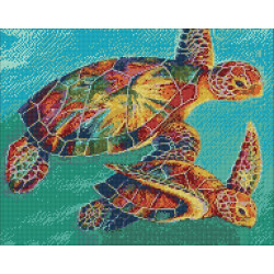 Meeresschildkröten 48*38 cm WD064