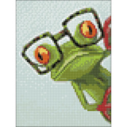 Frosch mit Brille 15*20 cm WD2362