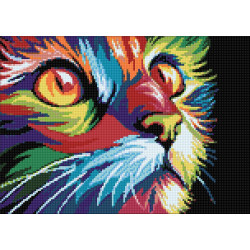 Rainbow Cat 38 x 27 cm WD200