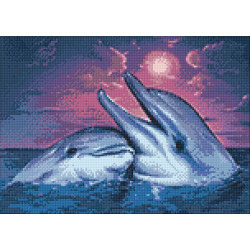 Dolphins 38 х 27 cm WD223