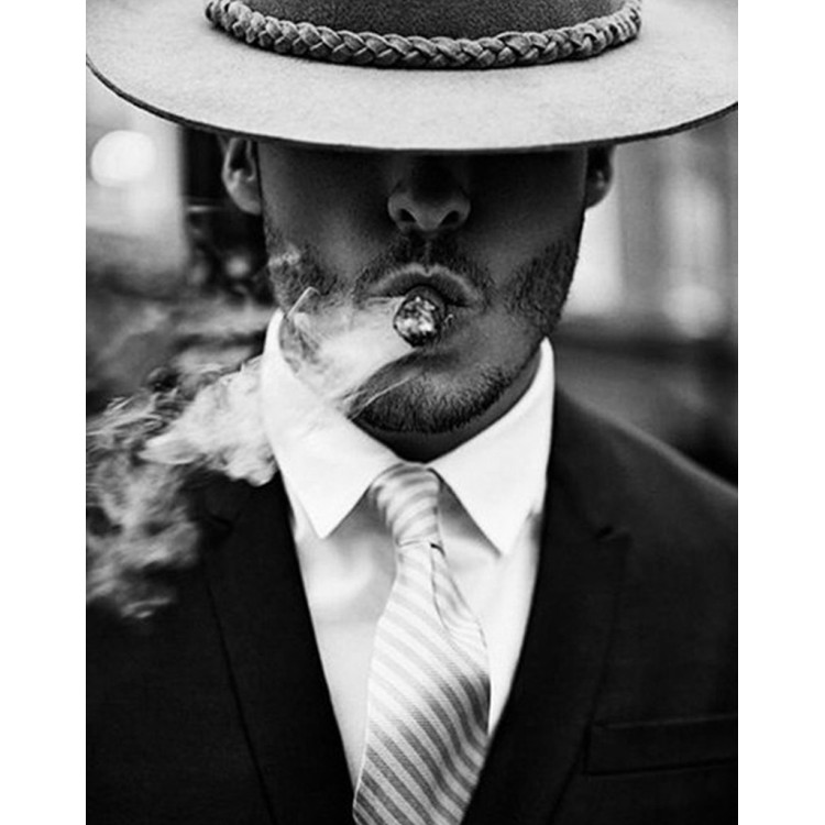 Smoking Man 38 х 48 cm WD134