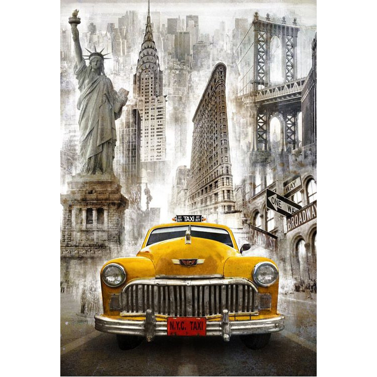 New York Taxi 68*100 cm WD2385