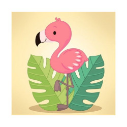 (D) Flamingo 20*20 cm WD2537